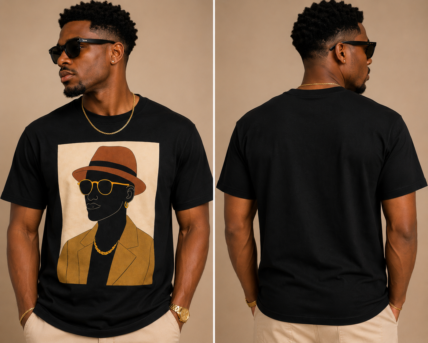 Noir Gentleman unisex T-shirt