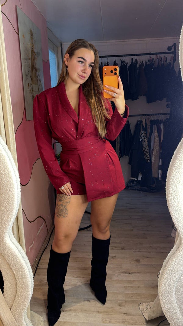 Emma jumpsuit bordeaux