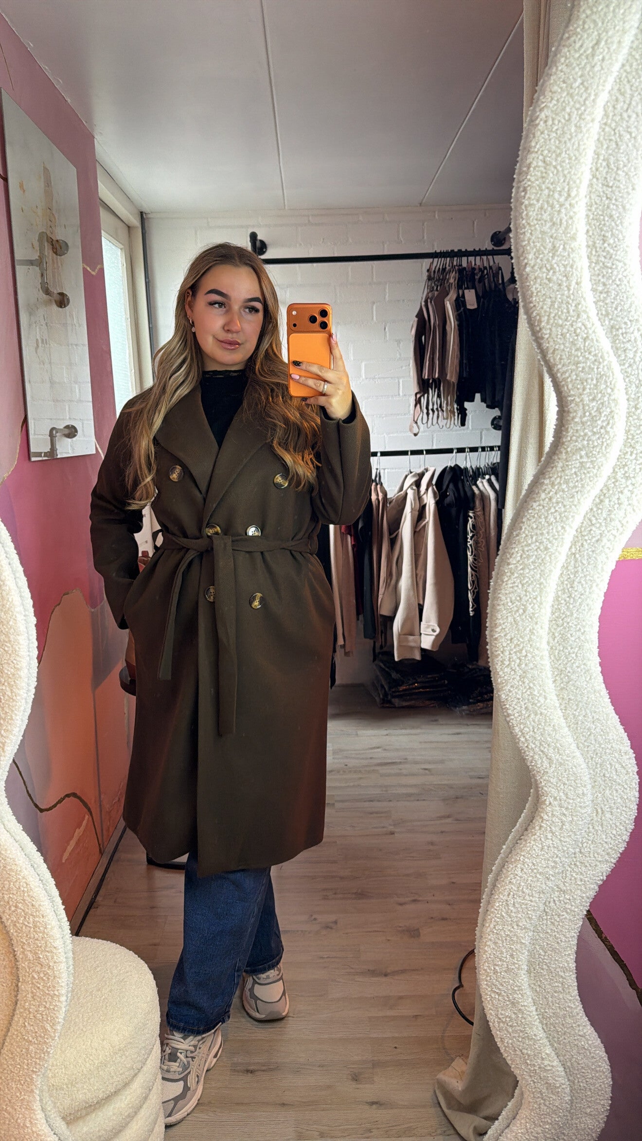 Trenchcoat jacket Brown
