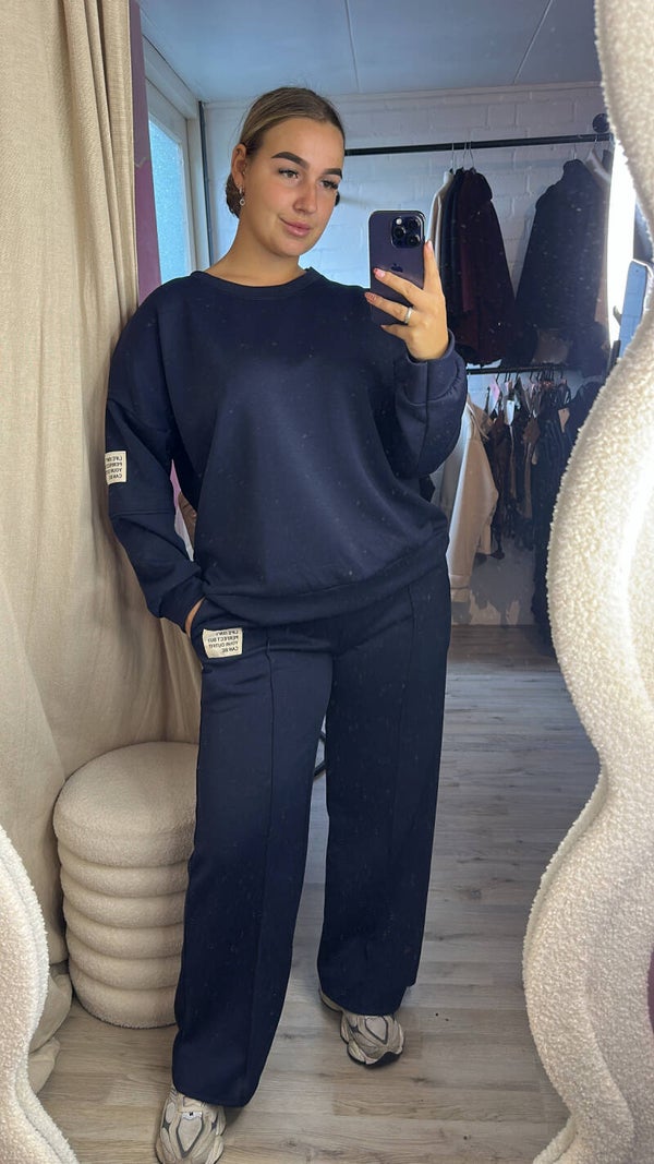 2 delige set navy