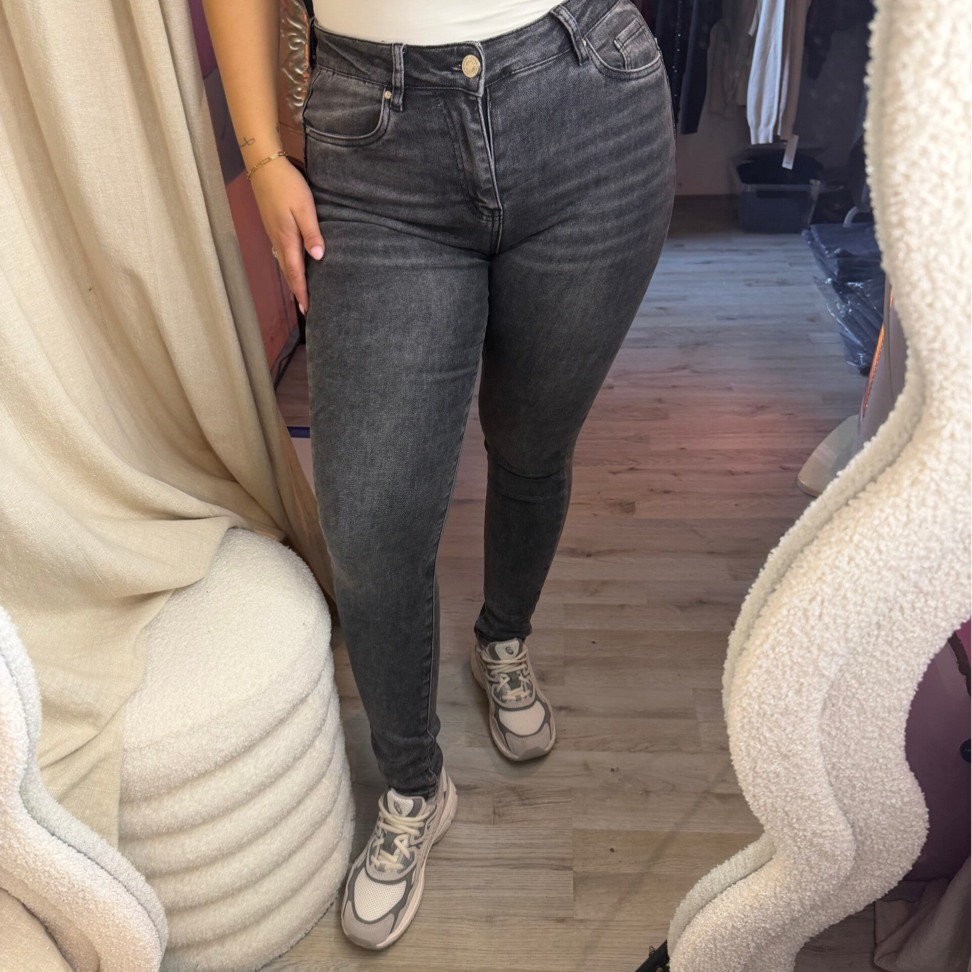 Skinny jeans goodies grey