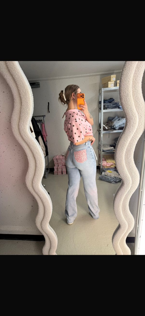 Roze panter jeans