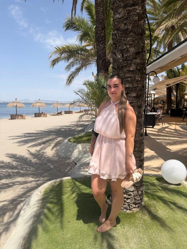 Halter Dress  roze