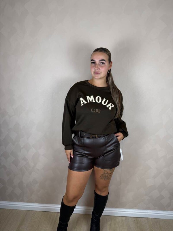 Amour sweater brown