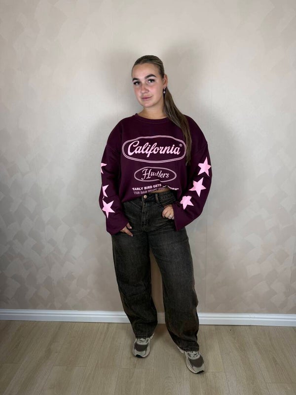 Califorina long sleeve plum