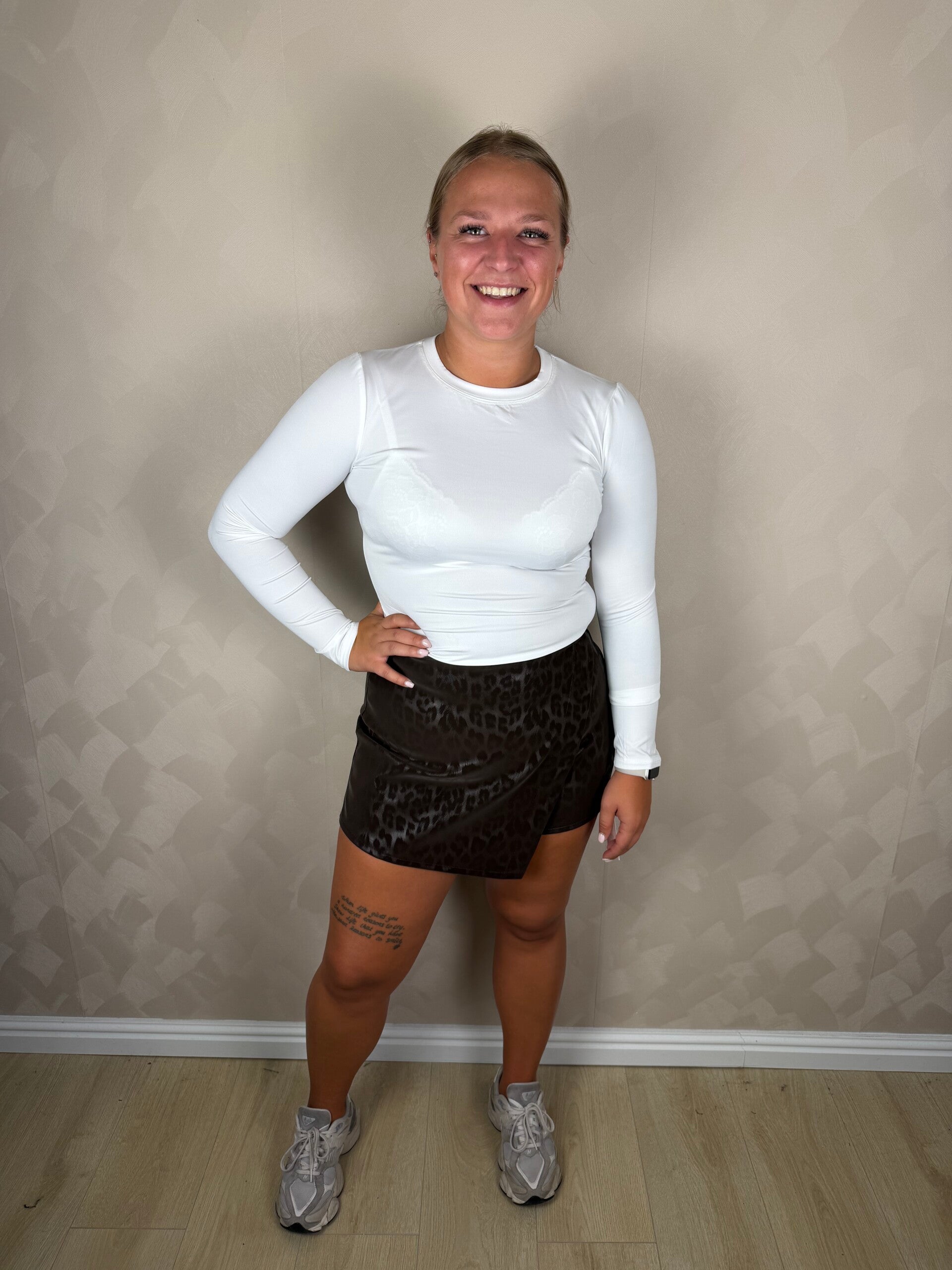 Panter skort brown