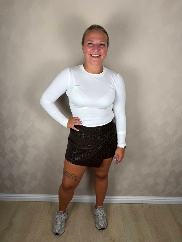 Panter skort brown