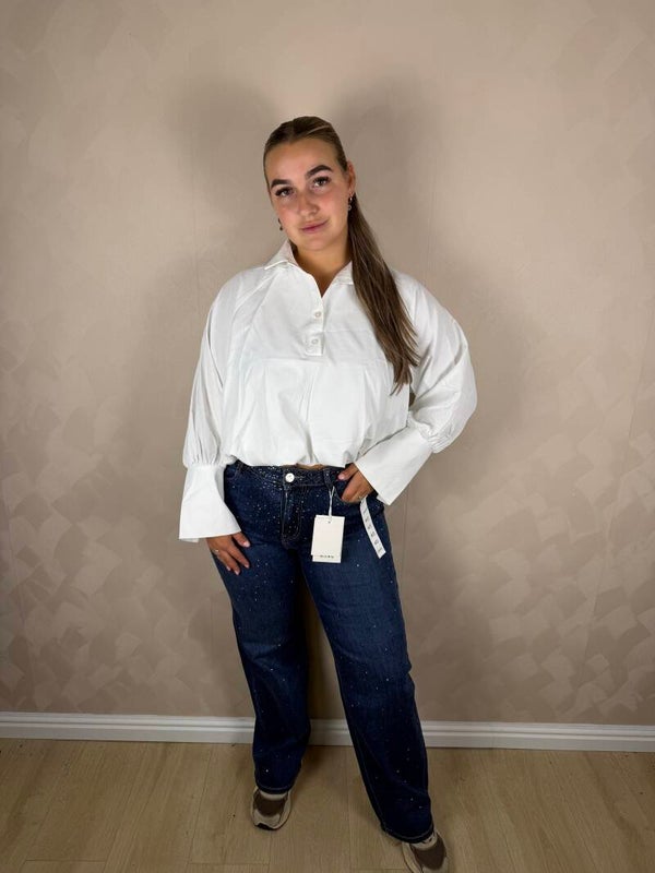Ballon blouse white