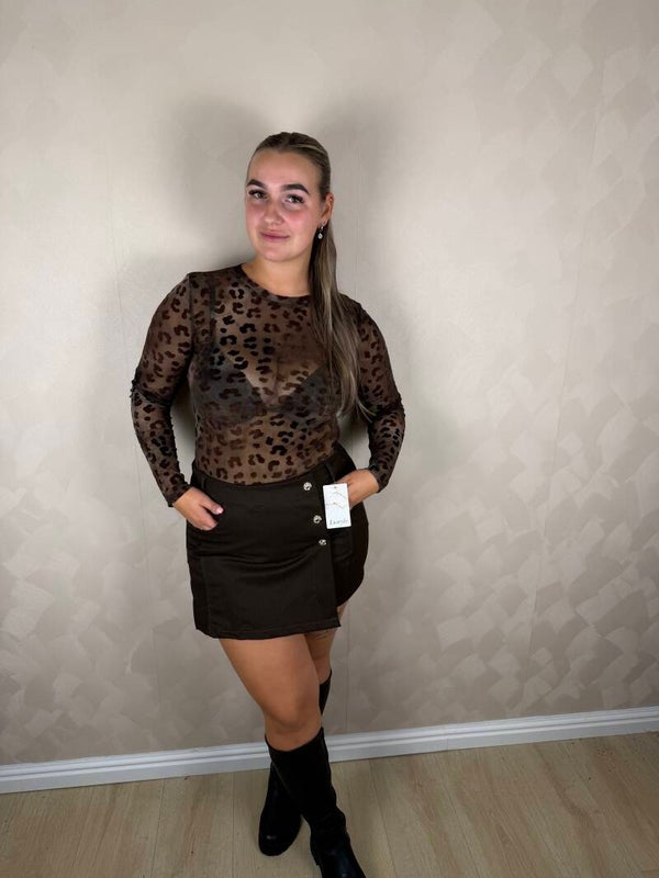 Evi Skort brown