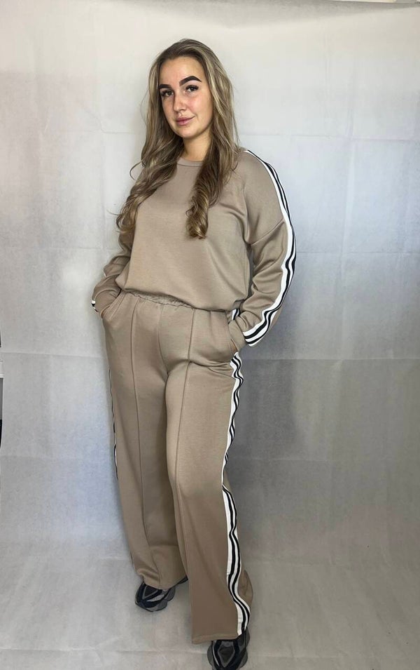 2 delige set taupe