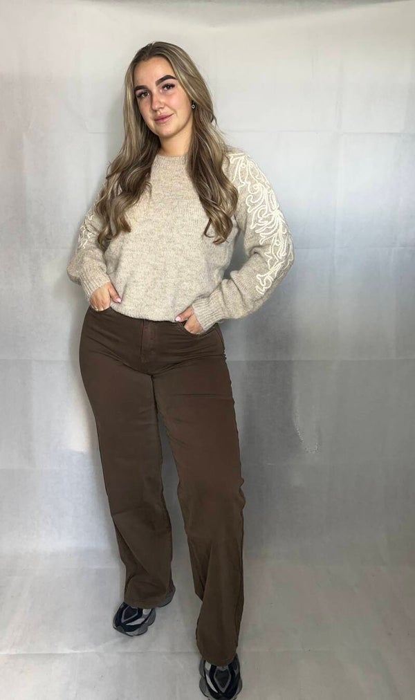 Kaylla sweater taupe