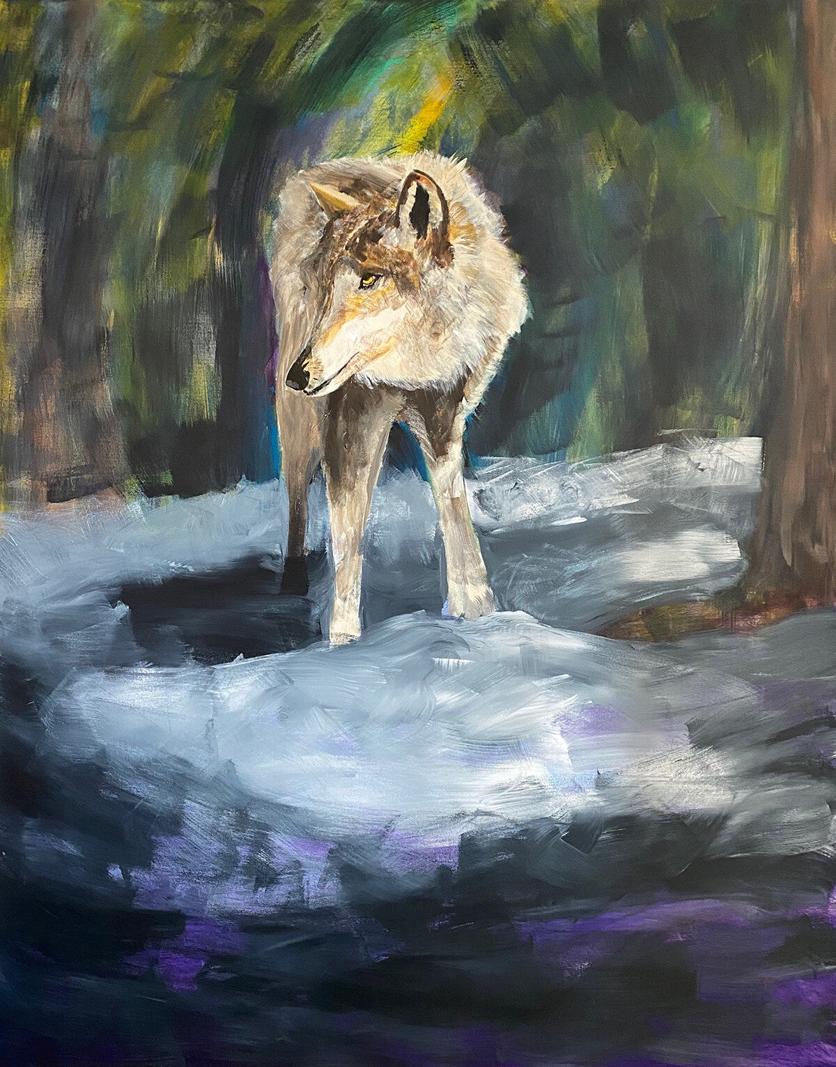 Winter Wolf Art Print