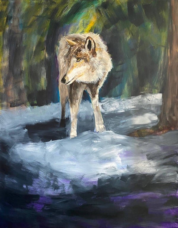 Winter Wolf Art Print
