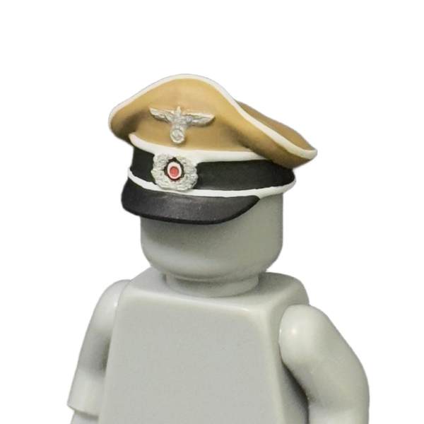 WW|| German Heer Nco Visor Cap (Tan)