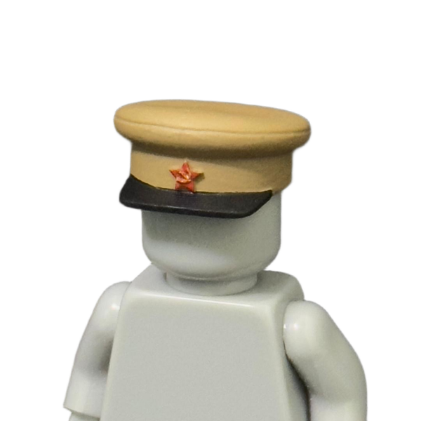 WW|| Soviet Visor Cap (Black - Tan)