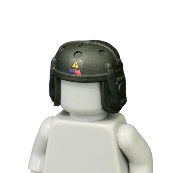 WW|| U.s Tanker Helmet Second Armored Division