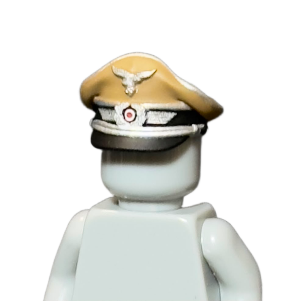 WW|| German Luftwaffe Visor Cap (Dark tan)
