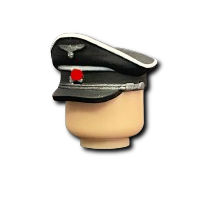 WW|| German Totenkopf Visor Cap