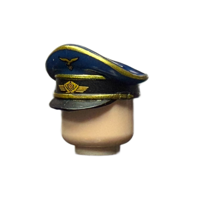 WW|| German Luftwaffe Visor Cap (DarkBlue)