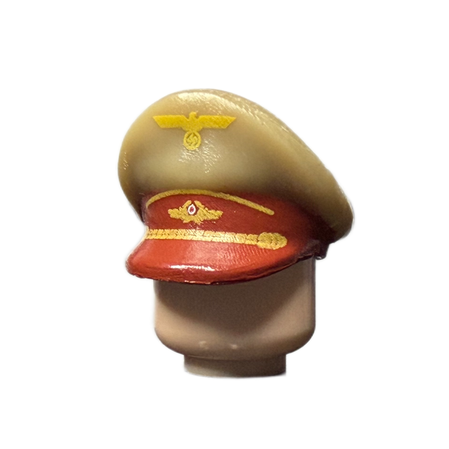 WW|| German A.H Visor Cap (Brown) #2