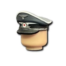 WW|| German Wehrmacht Visor Cap (Gray)