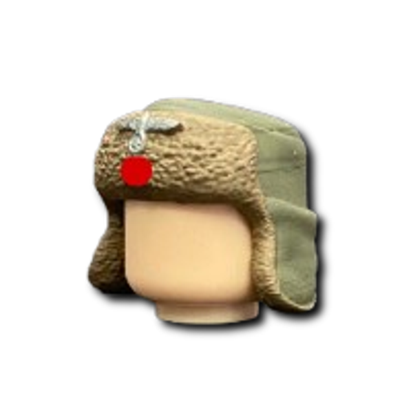 WW|| German Waffen SS Open Ushanka (odg)