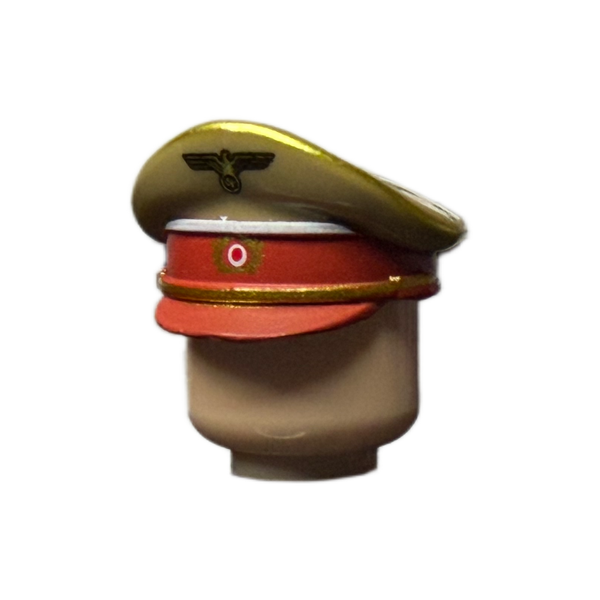 WW|| German A.H Visor Cap (Brown) #1