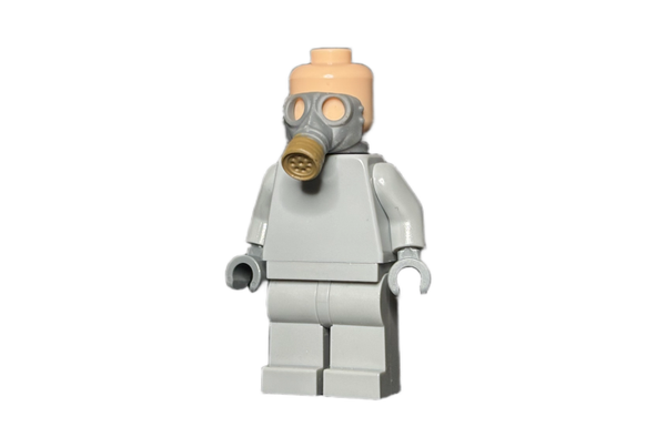 Gasmask (Gray - Tan)