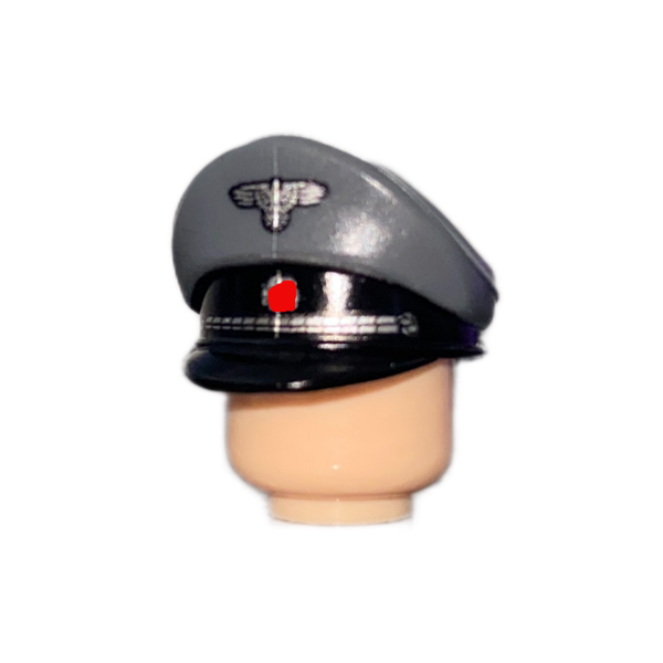 WW|| German Waffen SS Visor Cap (Gray)