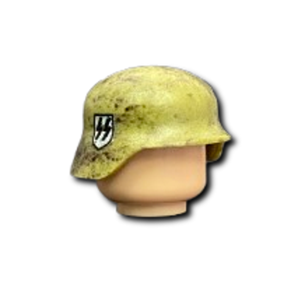 WW|| German Rusty Dusty Waffen SS Stahlhelmet (Olive Green)