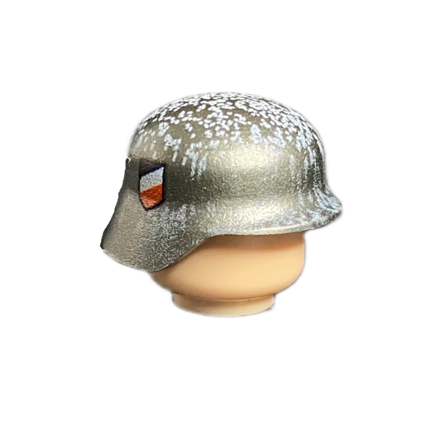 WW|| German Wehrmacht Snow Flakes Stahlhelmet (Gunmetal)