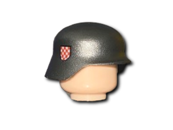 German Croation Stahlhelm (Gunmetal)