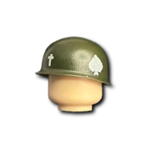 U,s  506th 2nd Battalion PIR Chaplain Officer M1 pot Helmet