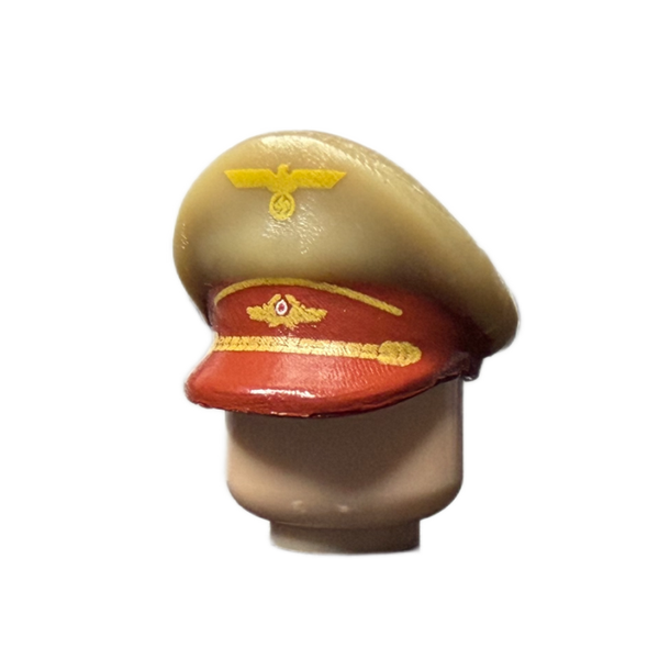 WW|| German A.H Visor Cap (Brown) #2