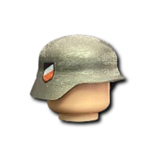 WW|| German Wehrmacht Scratched Stahlhelmet (Gunmetal)