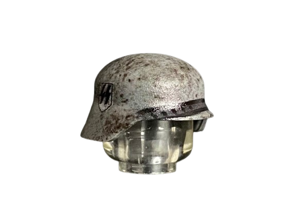 German Rusty Dusty Totenkopf Strapband (Gray) Stahlhelm