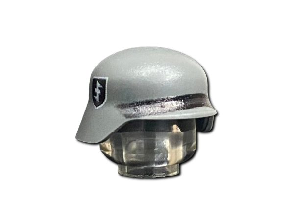 German Dutch Waffen SS Stahlhelm Strapband (Gray)