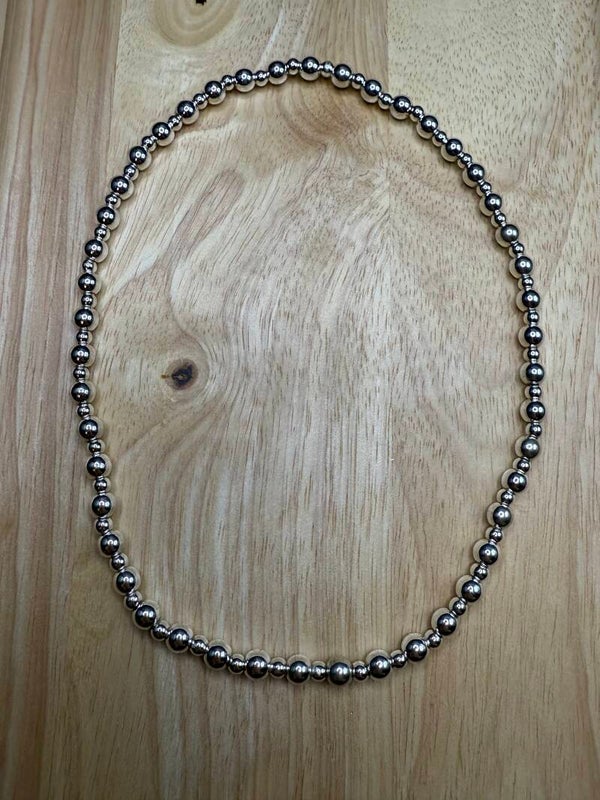 basis ketting zilver 4-6mm