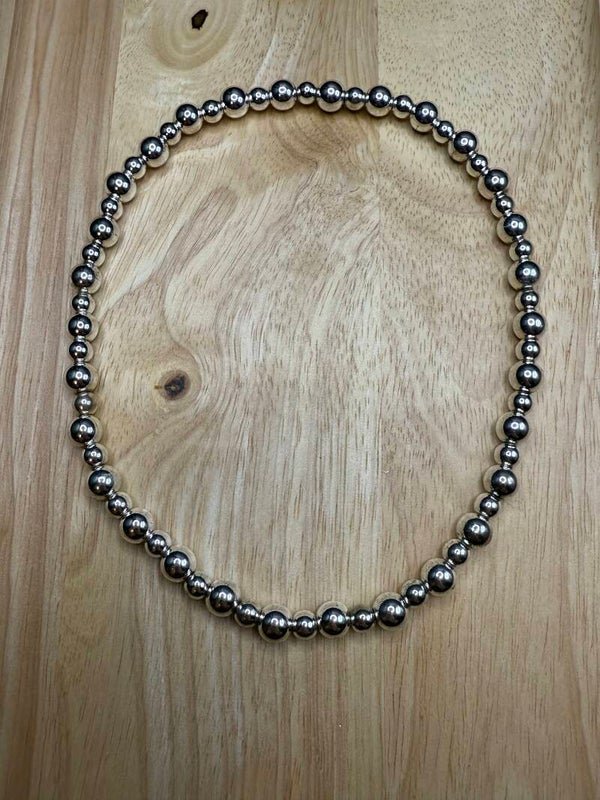 basis ketting zilver 6-8mm