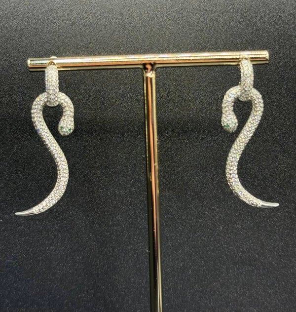51 snake zilver met stenen