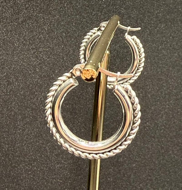 41 zilver hoepel