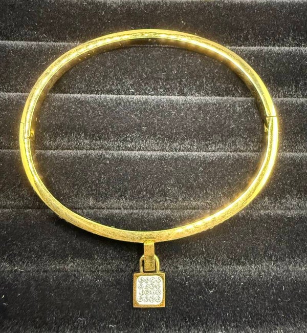 1 slotje hart goud
