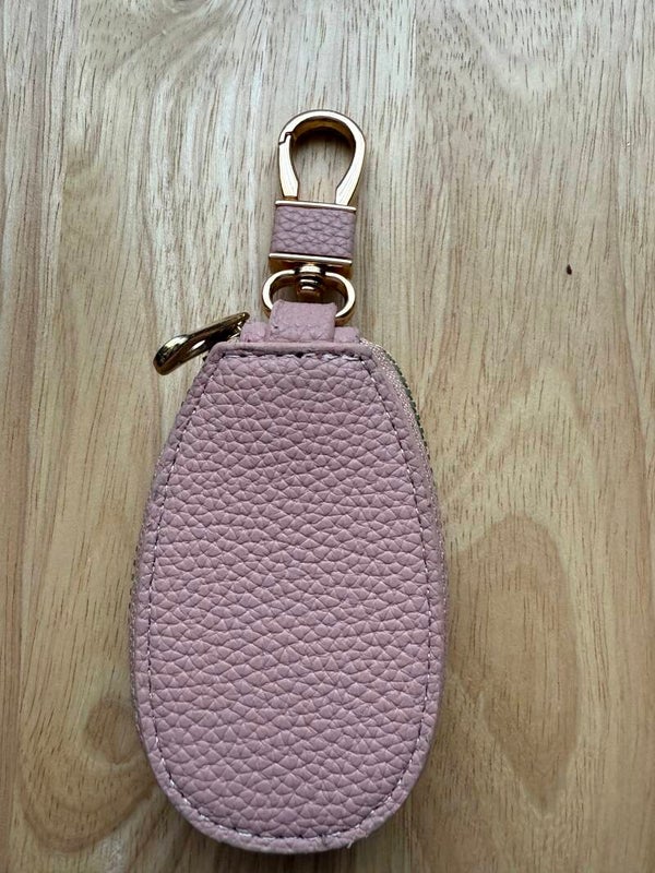 sleutelhanger auto roze