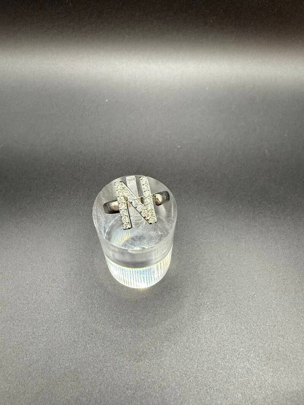 letter n big zilver