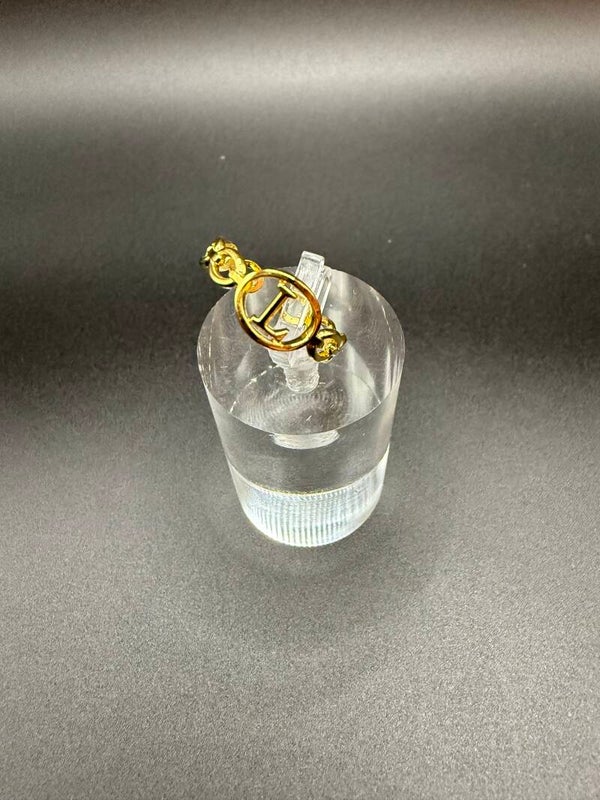 letter l luxe goud