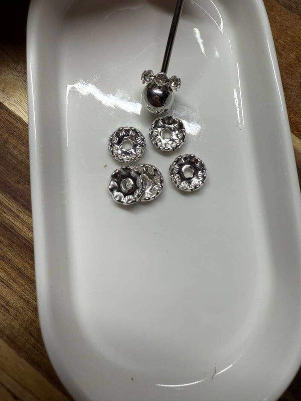 spacers zilver boog