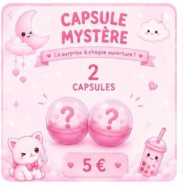 🩷 2 capsule mystères