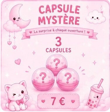 🩷 3 capsules mystère