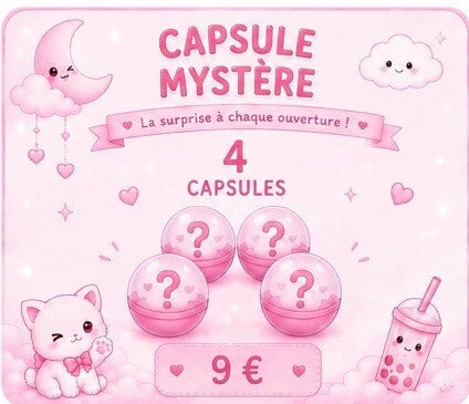 🩷 4 capsule mystère