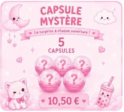 🩷 5 capsule mystère
